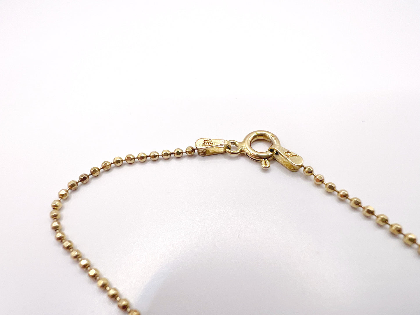 9ct Gold Ball/Bead Bracelet 20cm