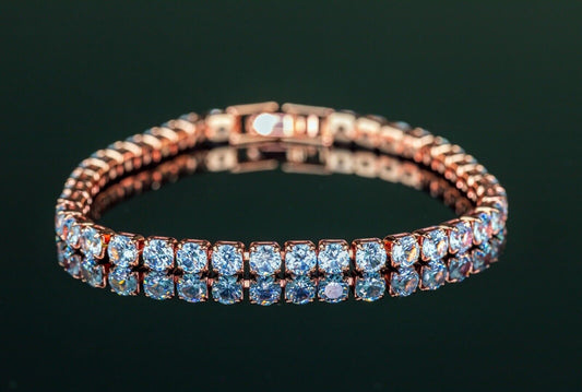 Tennis Rose Gold Bracelet