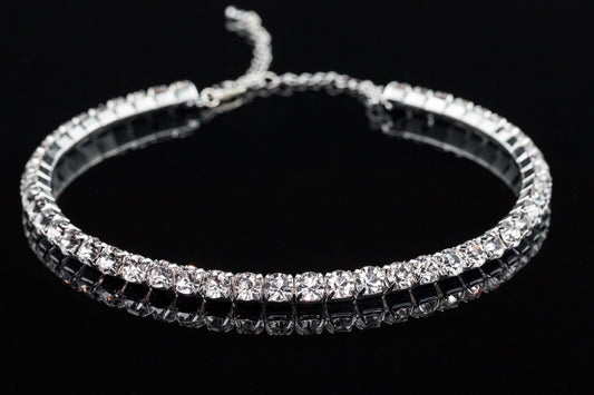 Bride Crystal Choker Tennis Collection