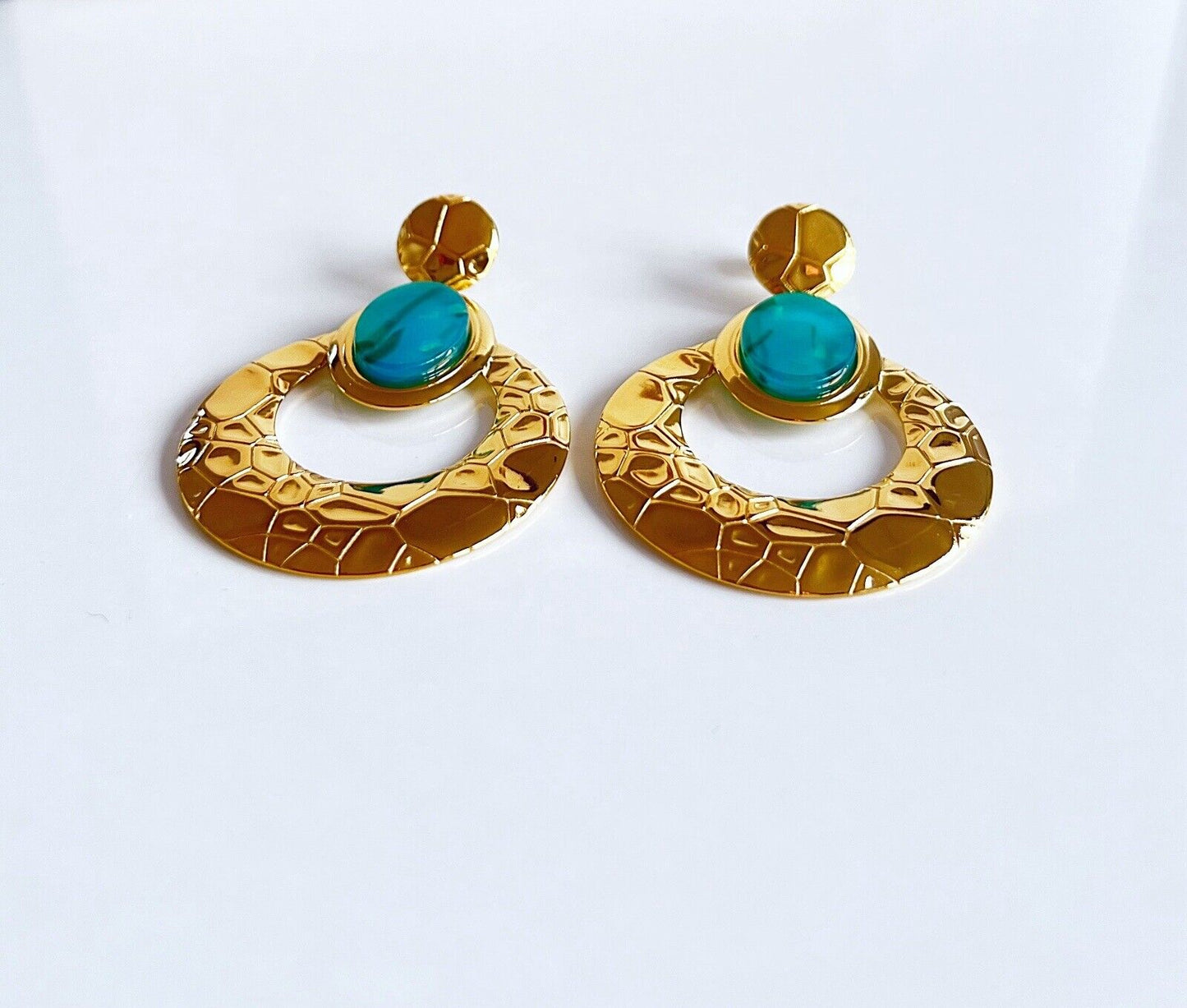 Gold Plated Drop Earrings